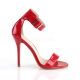 chaussure travestis rouge vernie