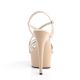 chaussure grande taille nu-pied nude talon fin