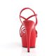 chaussure sexy sandale rouge vernie