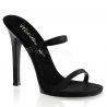 Mules noires à brides