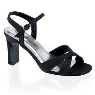 Nu-pieds satin noir