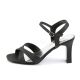 Nu-pieds satin noir