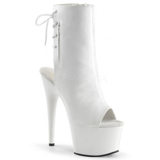 Bottines été blanches à lacet adore-1018