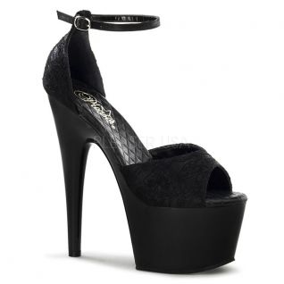 Nu-pieds satin noir