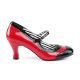 chaussure vintage escarpin rouge