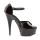 chaussure corset nu-pied noir