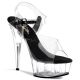 Chaussures transparentes nu-pieds à brides talon plateforme delight-608