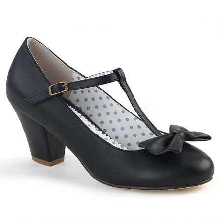 Escarpin d'Orsay noir wiggle-50