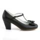 chaussure vintage noire escarpin