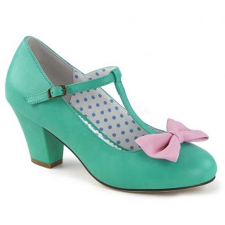 Mode Vintage Chaussure Haut Talon Rétro Féminine VpzMSU
