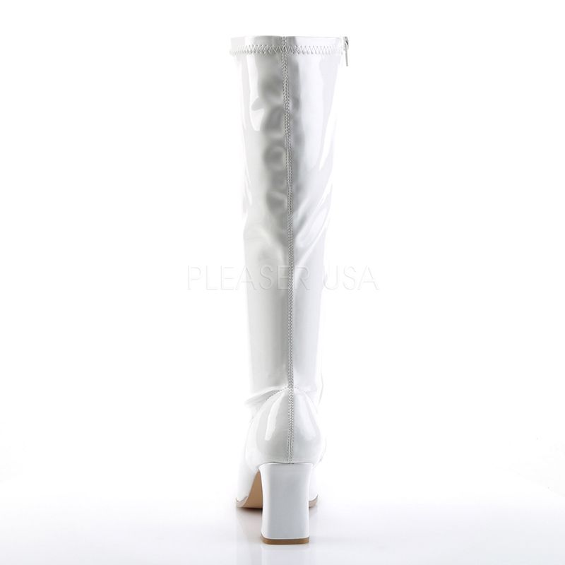 bottes blanches pas cher