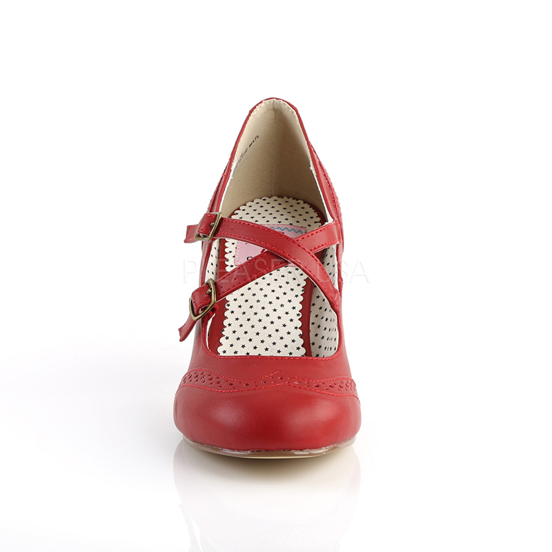 chaussure rouge vintage