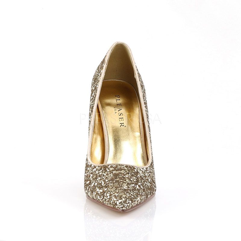 chaussure or