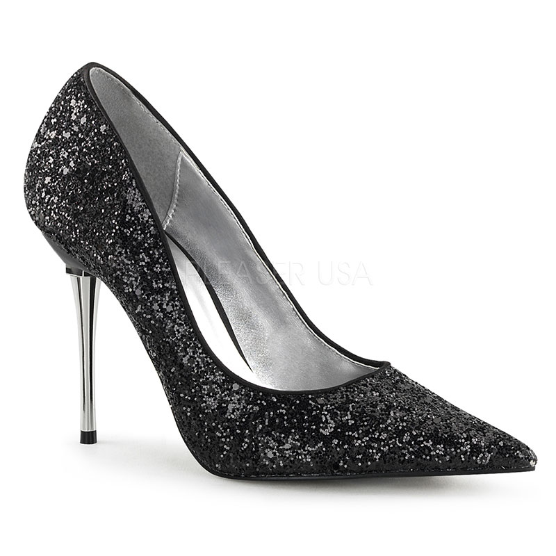escarpin paillette noir