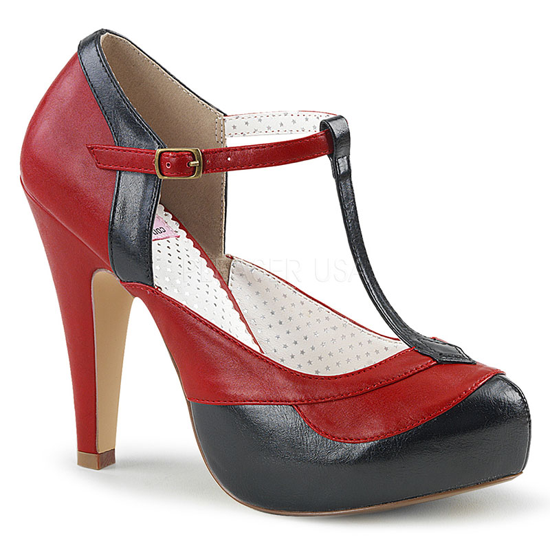 chaussure rouge vintage