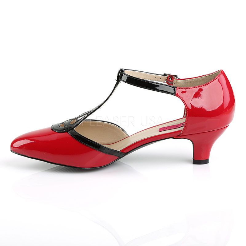 Escarpins D Orsay Rouges Vernis Pointures Extremes