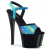 Sandale sexy coloris turquoise