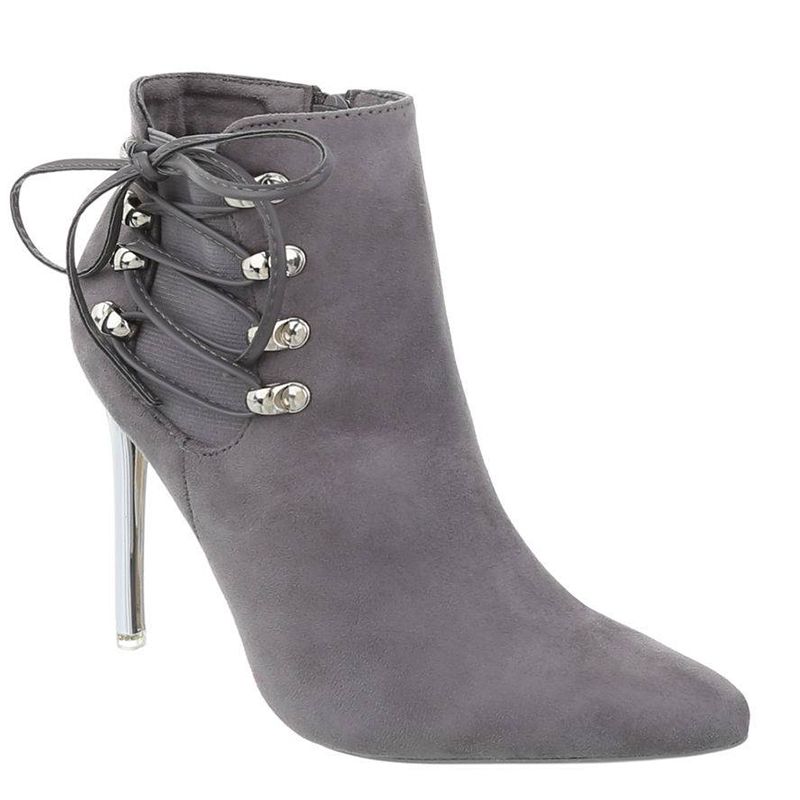 bottines a lacet talon