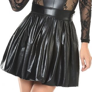 Acheter une mini jupe ample noire sexy catanzaro