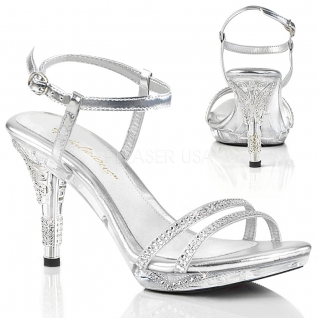 Sandales à strass argents