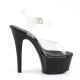 chaussure transparente nu-pied travestis