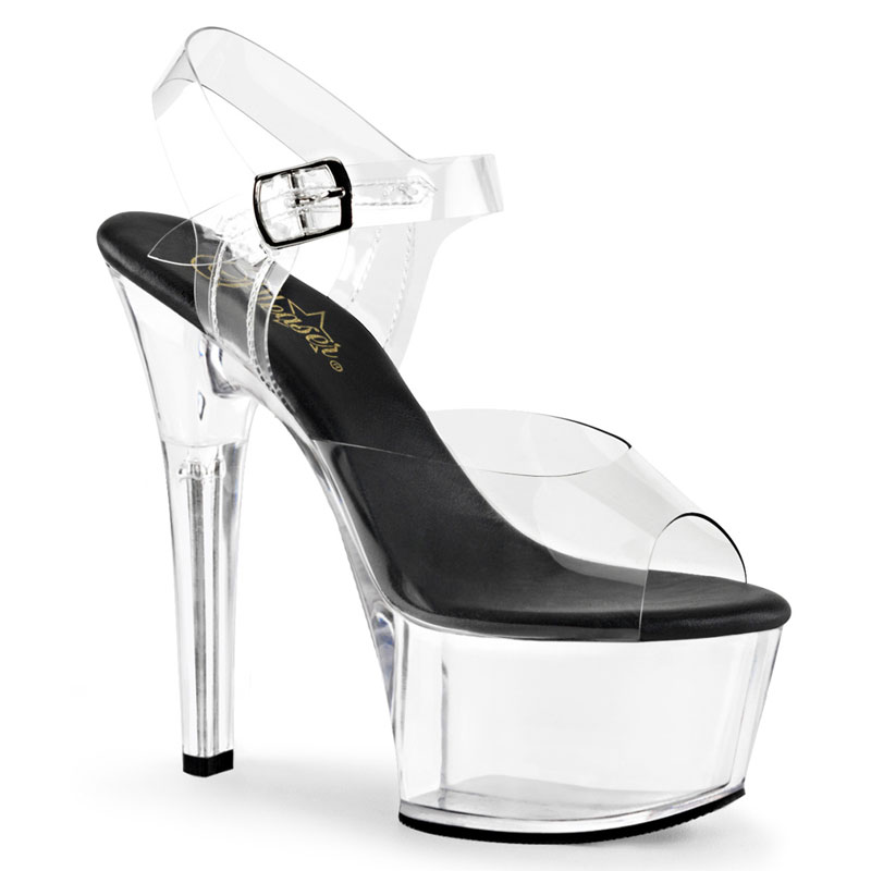 Nu-pied sexy plateforme transparent - Pointure : 39 - Pleaser - Modalova