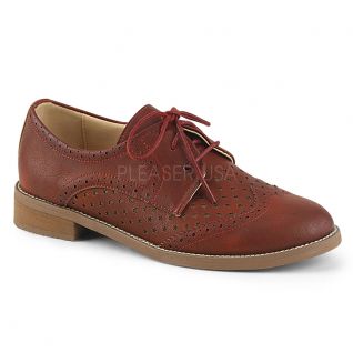 Derbies femme coloris marron