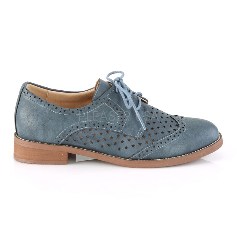 derby bleu femme