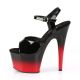 Nu-pied noir et rouge adore-709br-h