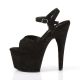 Nu-pieds nubuck noir adore-709fs