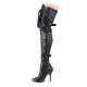 Cuissardes noires à lacet seduce-3028