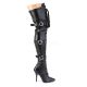 cuissardes noires talon aiguille