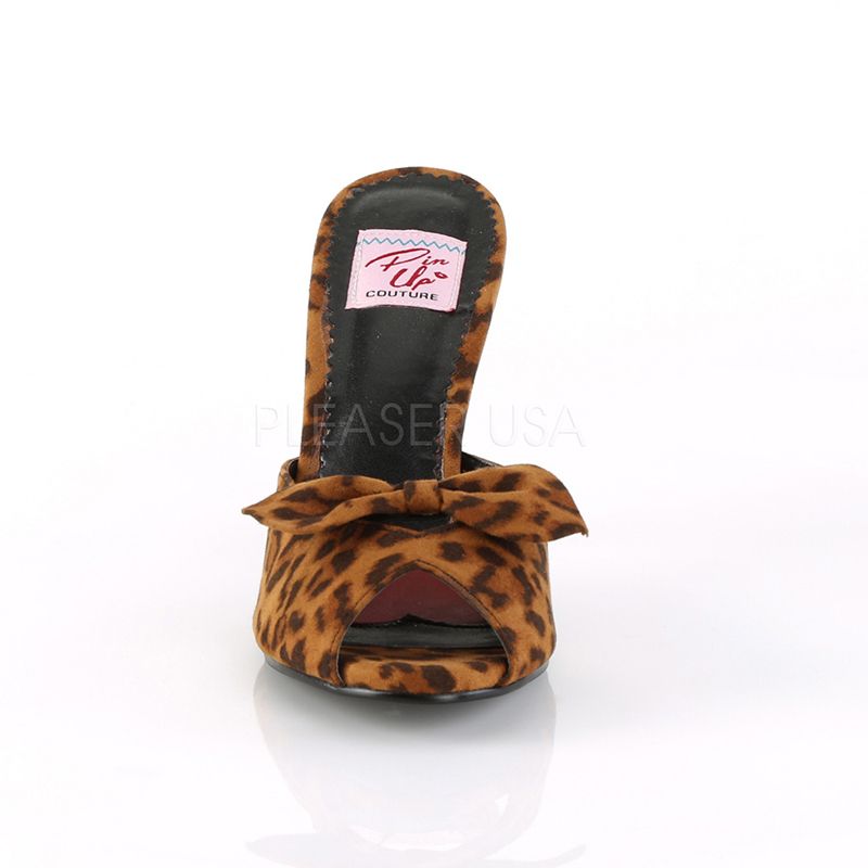 mule leopard homme