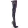 Cuissardes paillettes noires
