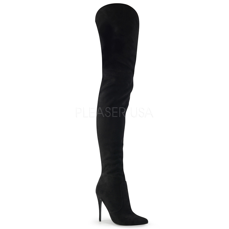 cuissarde noir talon aiguille