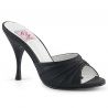Mules noires petit talon Pin Up
