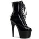 Bottines vernies noires plateforme adore-1020