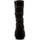 Bottes plateforme noir Demonia Bear-202 - Chaussures gothique femme avec fourrure