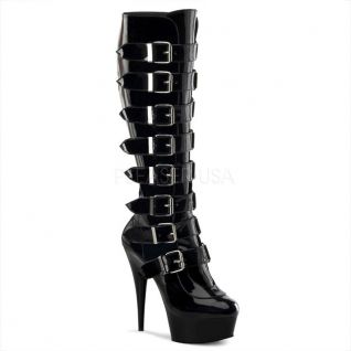 Bottes noires vernies