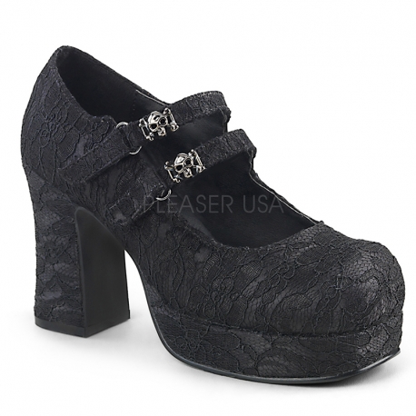 Chaussures Escarpins Escarpins Mary Jane Bama Escarpins Mary Jane noir style d\u00e9contract\u00e9 