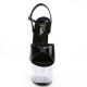 sandales sexy noires vernies