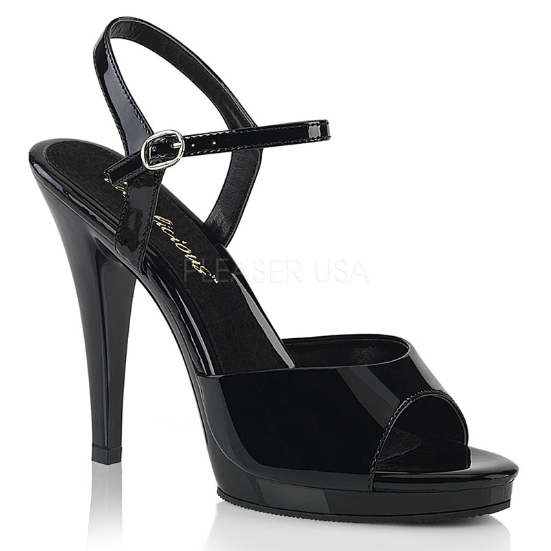 Sandales noires vernies - Pointure : 39 - Fabulicious - Modalova