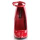 marcher en escarpin rouge talon 16 cm