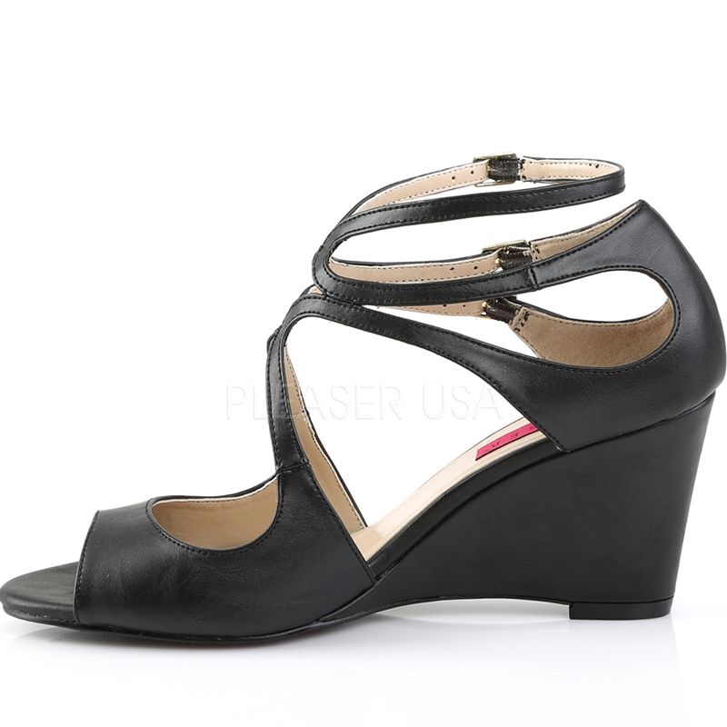 sandale talon compensé homme