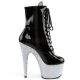 chaussure Pleaser bottines argent ADORE-1020LG