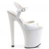 Sandale plateforme blanche