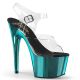 chaussure bleue plateforme adore 708