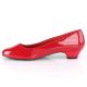 pleaser shoes gwen-01 red pat