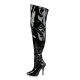 pleaser seduce-3000wc black high boots