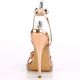 pleaser heels domina-108 gold
